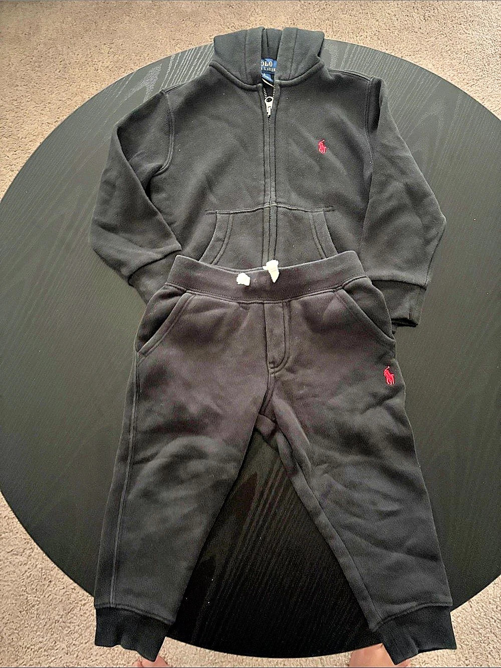 Polo Ralph Lauren Toddler Boys Full-Zip Hoodie and Jogger Pants Set
